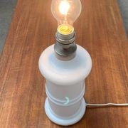 Lampe de table Apoteker en verre danoise vintage par Sidse Werner pour Holmegaard