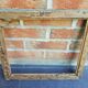 Old wooden and plaster frame