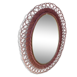 Miroir rotin