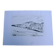 Original drawing in black chalk by Jean Villette (1913-2005)