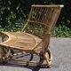 Vintage rattan sofa by Audoux Minet
