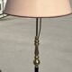 Vintage MS Belysning lamp in turned brass