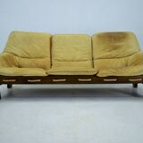 1970s Three Seater leather Sofa , Brazil