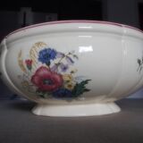 Flowered salad bowl digoin sarguemines