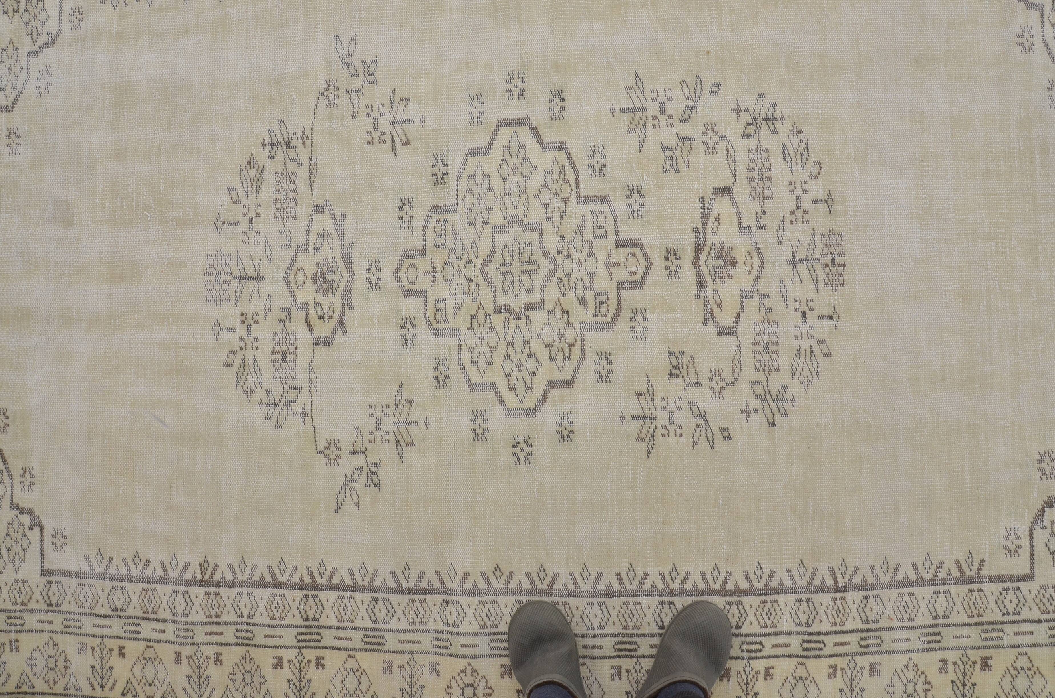 Oushak Handmade Floor Vintage Rug sku1486