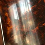 Tray in lucite tortoiseshell way circa 1970
