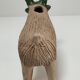 Vase picnic zoomorphic cow ceramic 70s