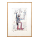 Jean-Michel Basquiat. Numbered color screenprint. 1990s.