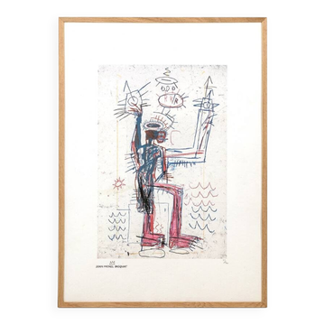 Sérigraphie en couleurs numérotée, Jean-Michel Basquiat, années 1990