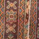 Distressed Turkish narrow runner 55x148 cm wool vintage tribal rug 2563