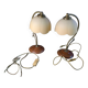 Pair of Domec Luminaires bedside lamps