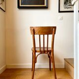 Bistro chair in light wood
