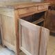 Rustic antique buffet in solid wood with 2 drawers.