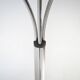 3-arm floor lamp in chromed metal, 1970s