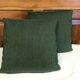 Velvet cushions