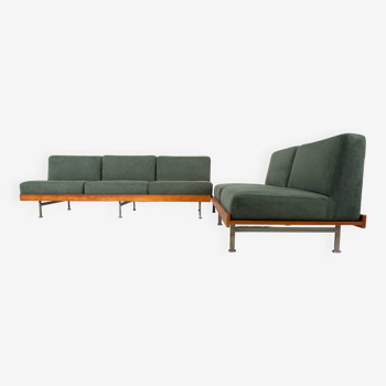 Canapé moderne du milieu du siècle, Saporiti, Italie, années 1960 - New Upholstery