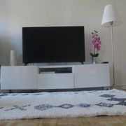 White handmade traditional wool rug 300/200cm
