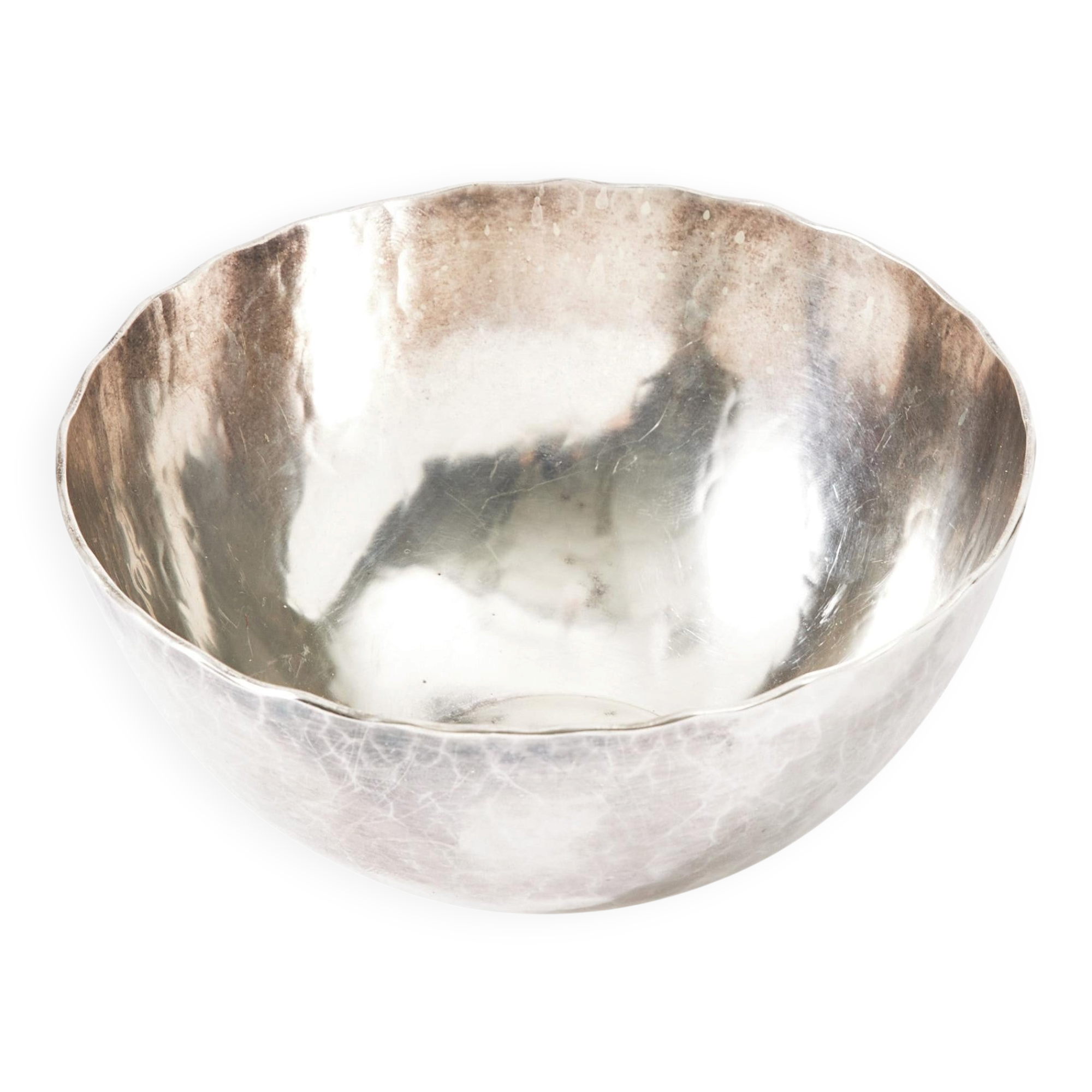 Rey Urban Bowl in silver Sweden 1970 Signed