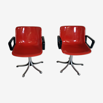 Set of 2 Tecno Modus chairs, 1972