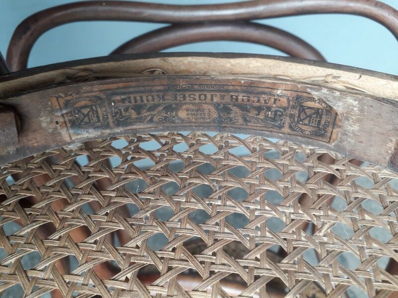 Series 4 chairs cannes bistro by Jacob and Josef KOHN No.55