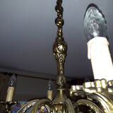 Bronze chandelier 8 branches