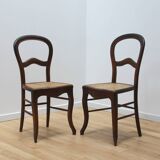 Pair of Louis Philippe style chairs
