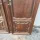 Pair of antique oak wardrobe doors