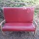 The vintage bistro bench.
