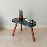 Vintage coffee table solid oak bean 60s /70