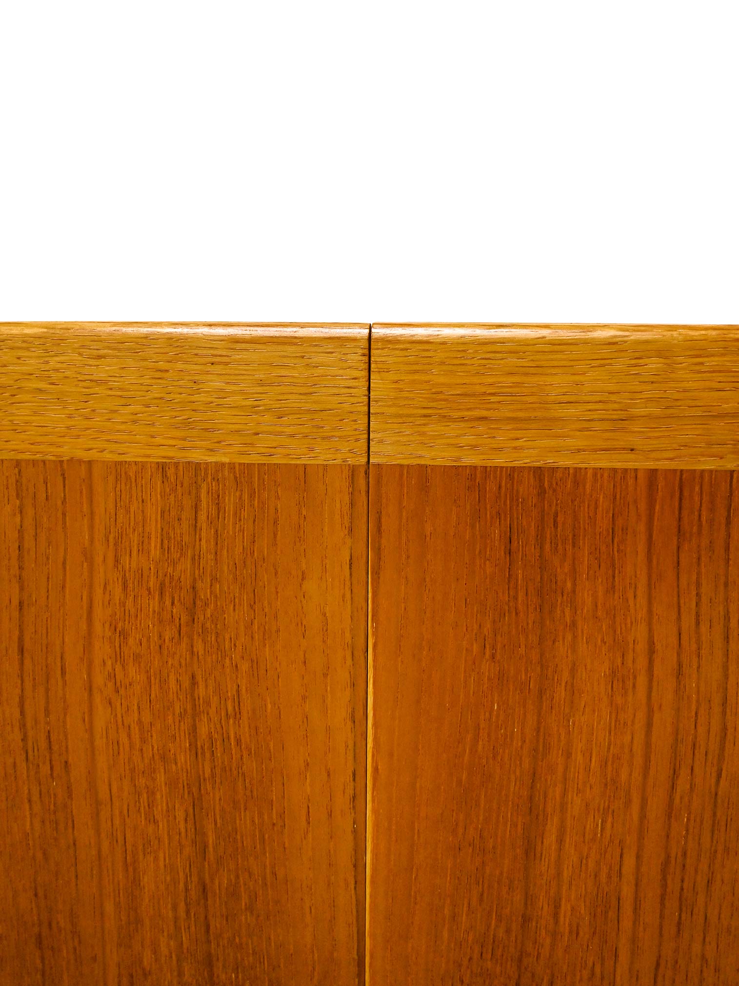 Vintage extendable teak and oak table