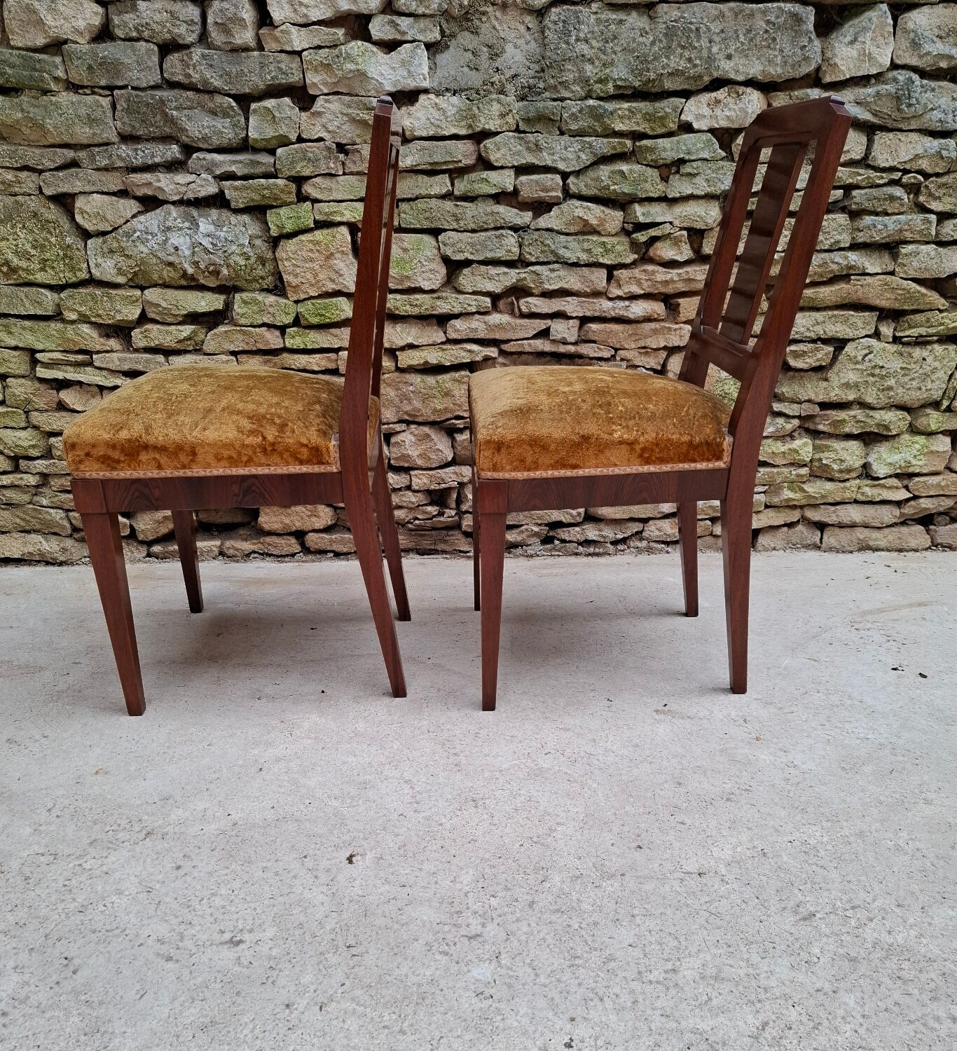 Art Deco pair of chairs