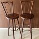 Paire de tabourets bistrot