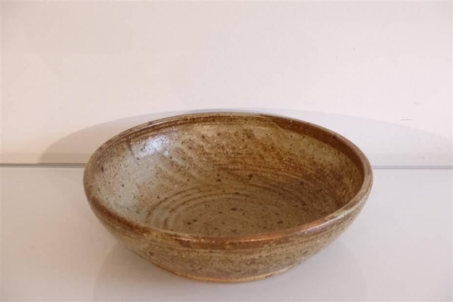 Stoneware dish by Alain Blanchard 1970