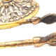 Serviteur a cheminée en bronze