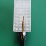 Three antique gold Arlus wall lights from the 50s