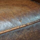 Sheepskin Leather Wingback Chair