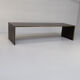 00s Henk Vos ‘black kabbes’ 300cm dining table for Linteloo