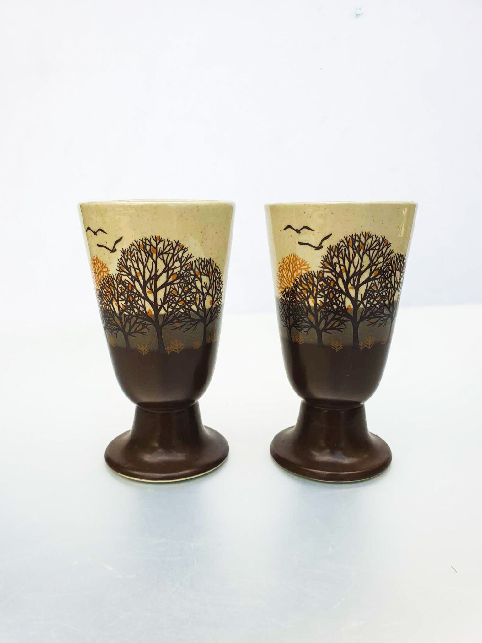 Pair of mazagran (coffee cups) 1970s