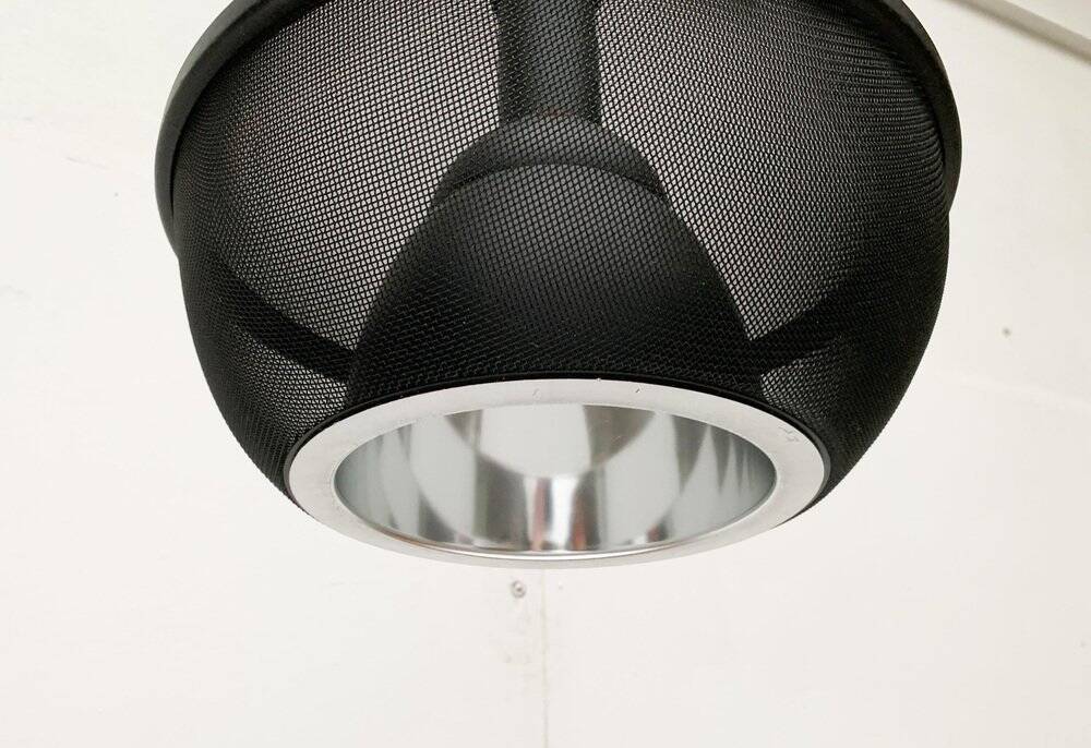German Vintage Mesh Ceiling Lamp Space Age by Roger Tallon for Erco