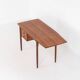 Teak drop-leaf desk