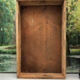 Old wooden box industrial