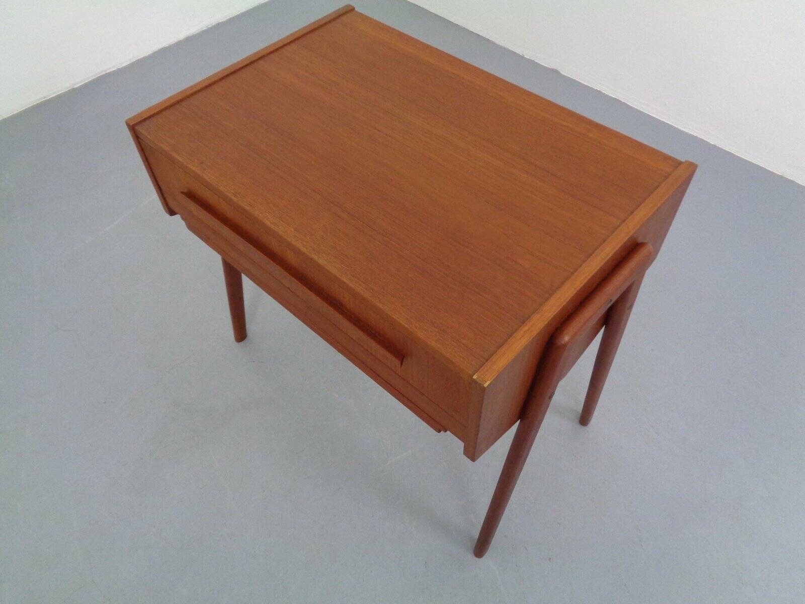 Danish Teak Sewing Box, 1960s