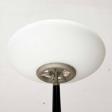 Pao T1 black table lamp, postmodern Italian model by Matteo Thun for Arteluce, 1990s.