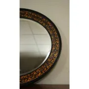 Vintage Oval Wall Mirror in the style of William Yeoward