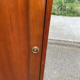 Louis Philippe wardrobe with a solid wood door.