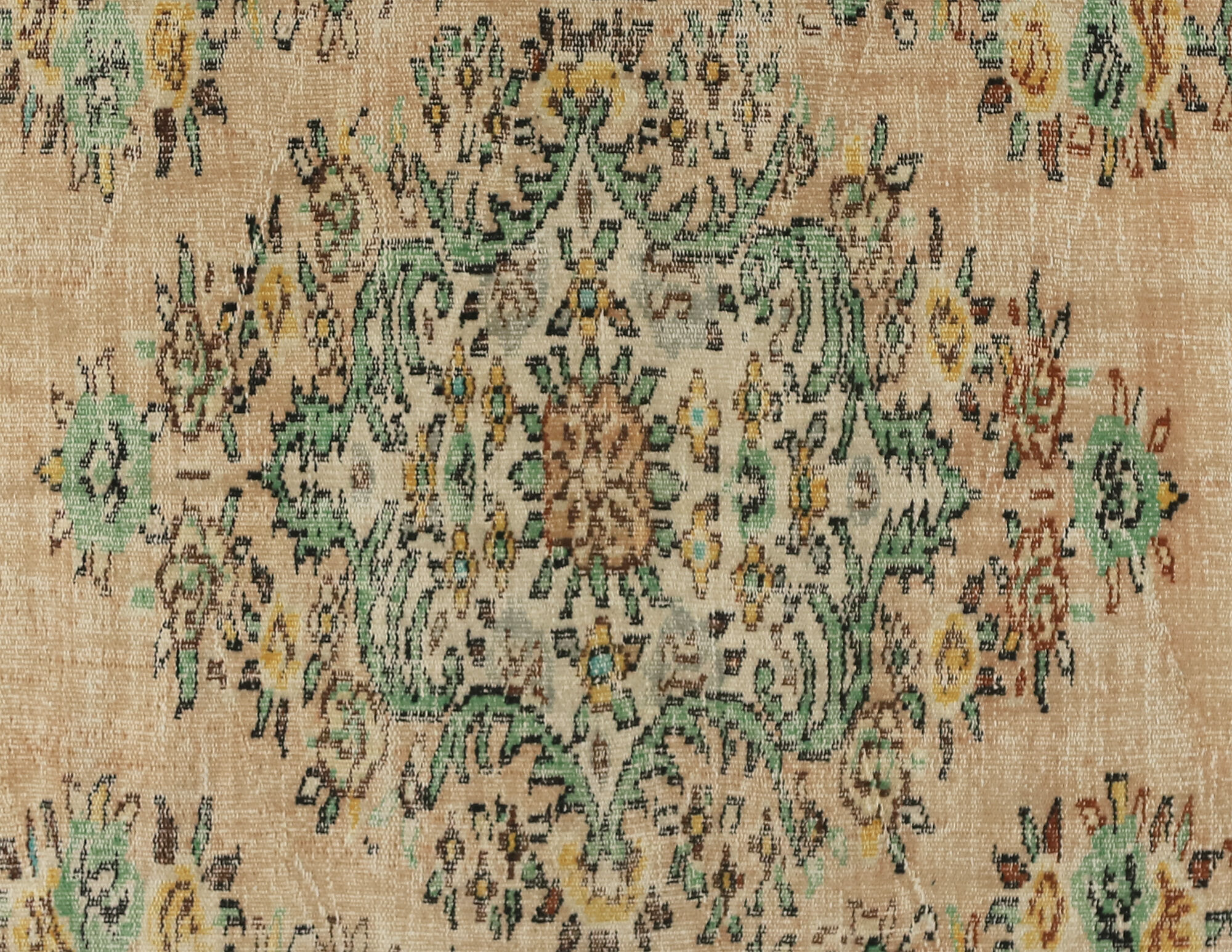 Anatolian handmade vintage rug 268 cm x 171 cm