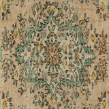 Anatolian handmade vintage rug 268 cm x 171 cm
