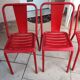 Chaises tolix modèle T4
