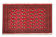 Bukhara rug red wool persian carpet 50x100cm