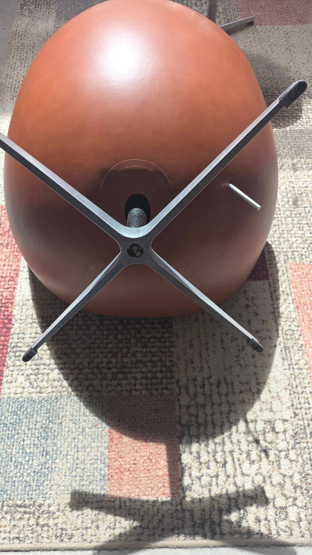 Fauteuil oeuf d'Arne Jacobsen pour Fritz Hansen
